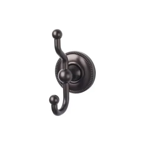 Top Knobs Edwardian Double Robe Hook in Oil Rubbed Bronze
