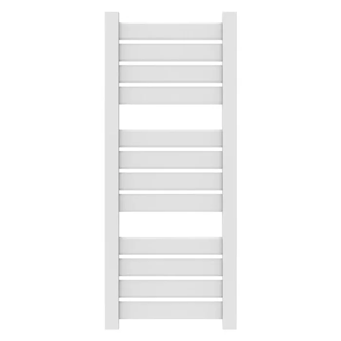 Towel Warmer Vega 12 Bar Hardwire 1228 BTU 23 x 56 Inch White 304 Stainless Steel