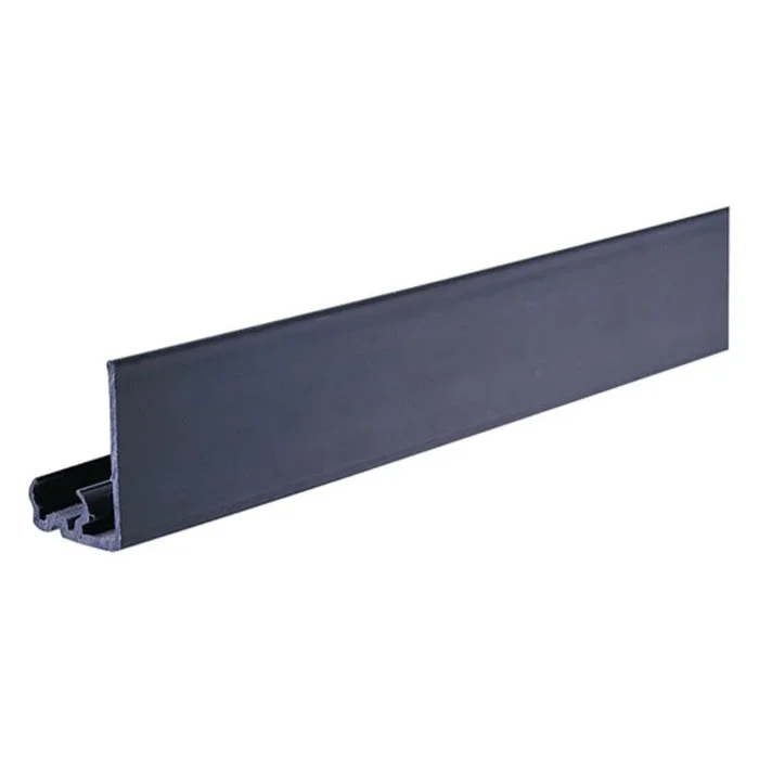 Track Light Fascia Panel Lx Black 48L x 0.875W x 1.125H Inch UL 48 Inch