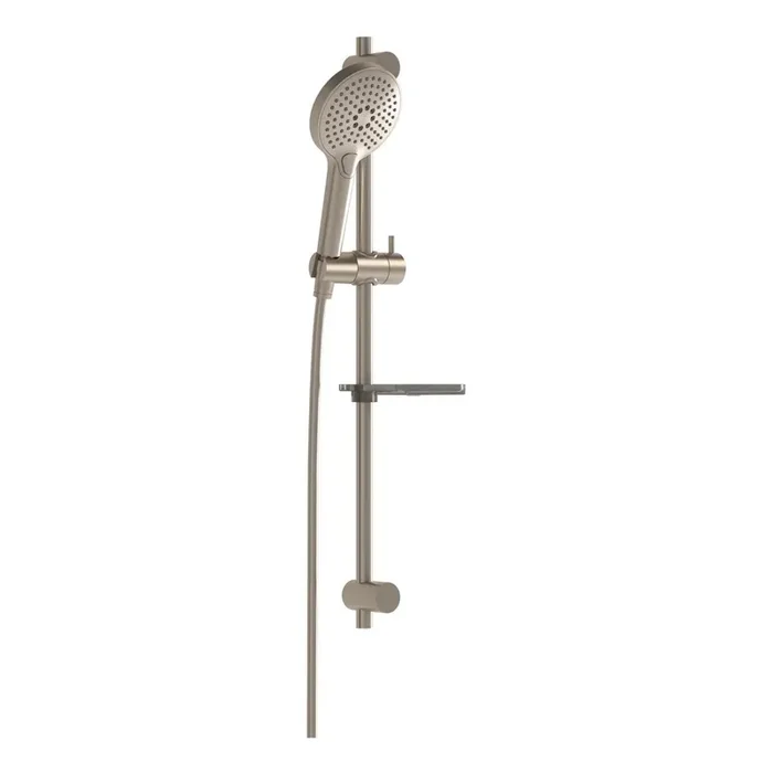 VitrA Bliss Brushed Nickel Slide Rail Kit with 3 Function Handset