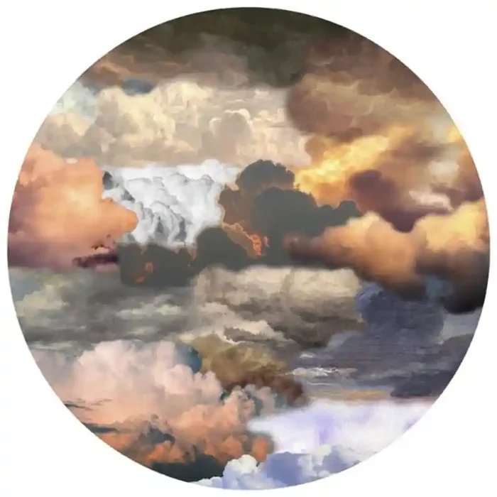 Walking on Clouds soft Dusk rond Rug MOOOI